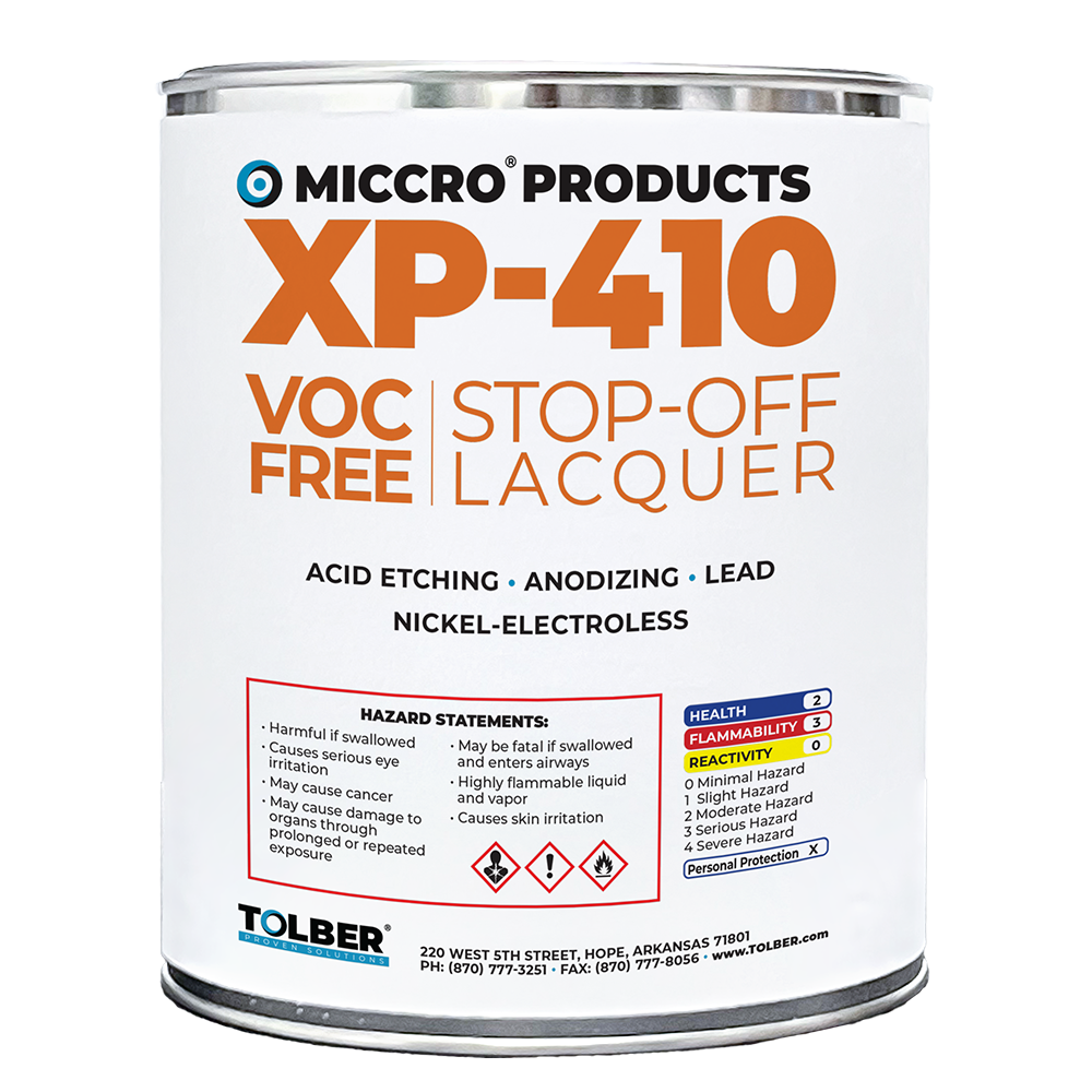 XP-410 VOC Free Stop-Off Lacquer